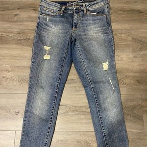 SIZE 4 SKINNY JEANS DARK WASH